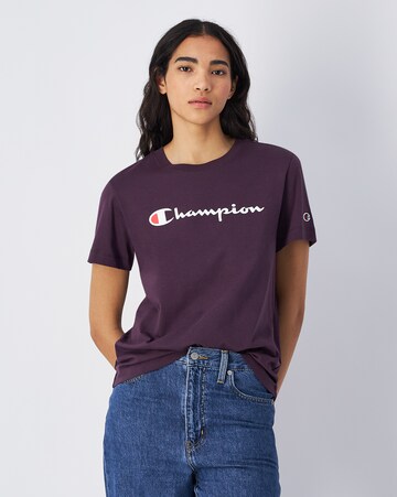 Champion Authentic Athletic Apparel Shirt in Purple: front