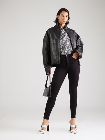Coupe slim Jean 'JAMIE' TOPSHOP en noir