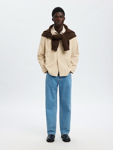 Giacca di mezza stagione 'SLHREGTATE' di SELECTED in beige