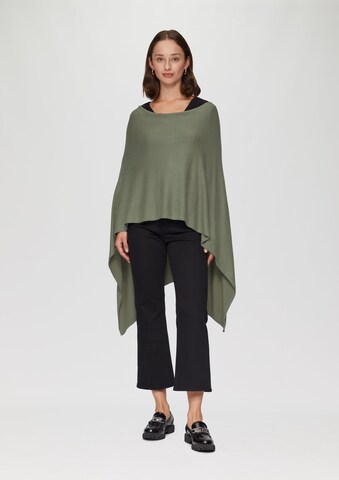 s.Oliver BLACK LABEL Cape in Grün: Vorderseite