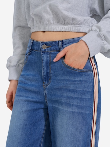 Imily Bela Wide leg Τζιν σε μπλε