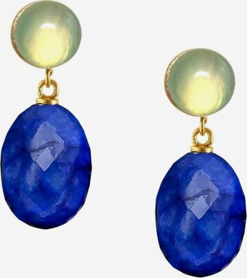 Gemshine Oorbellen in Blauw: voorkant