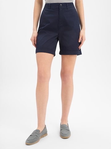 Marie Lund Broek 'Bermuda' in Blauw: voorkant