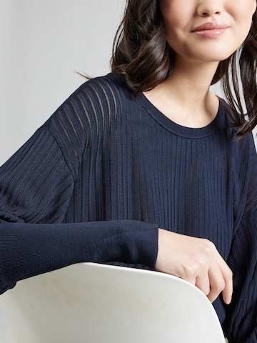 BOSS Black Pullover 'Fallonia' in Blau