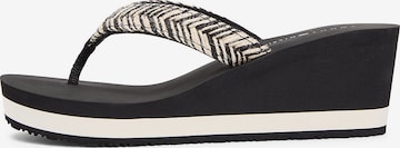 TOMMY HILFIGER Teenslipper in Zwart: voorkant