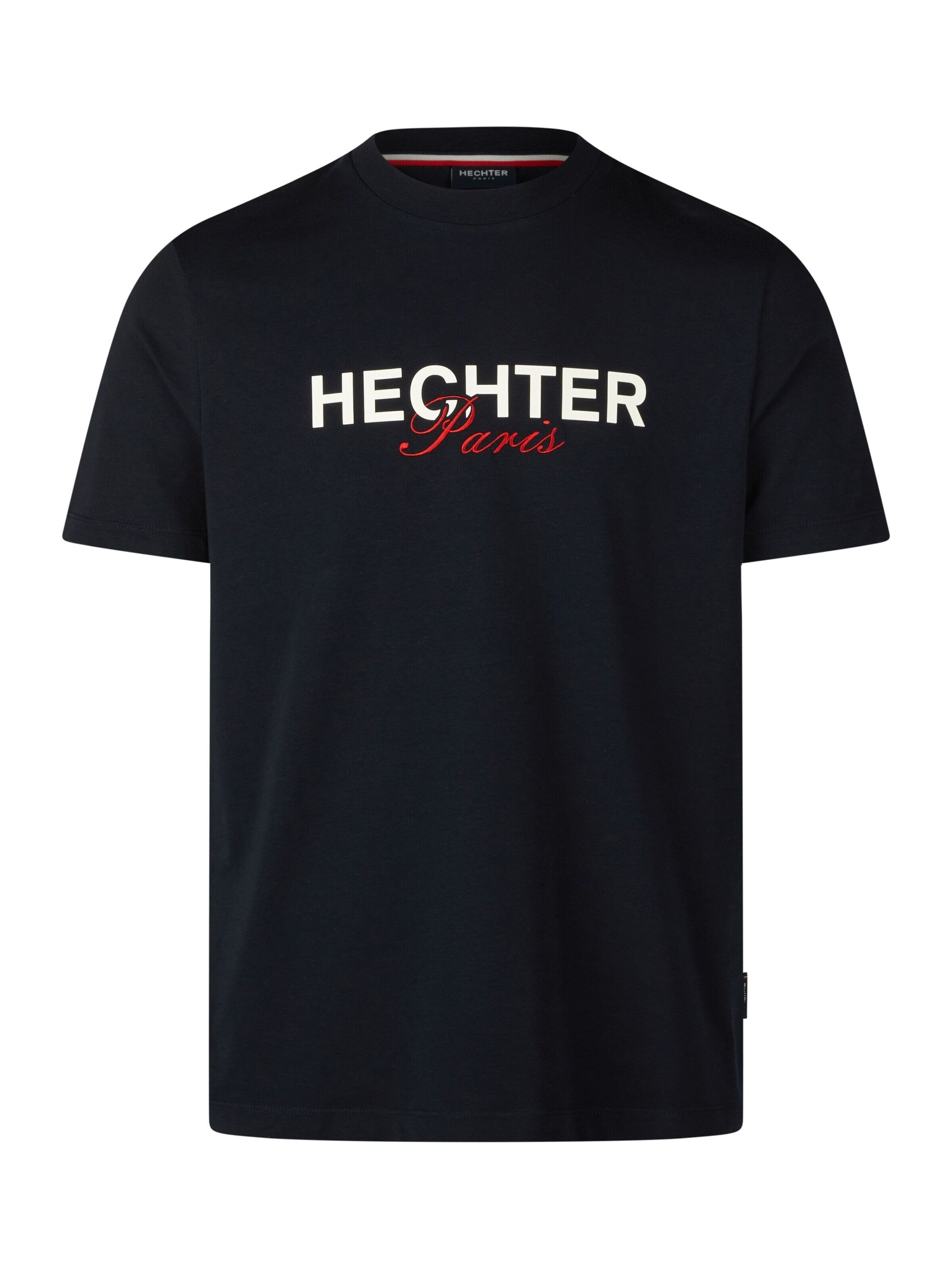 HECHTER PARIS Shirt in Black: front