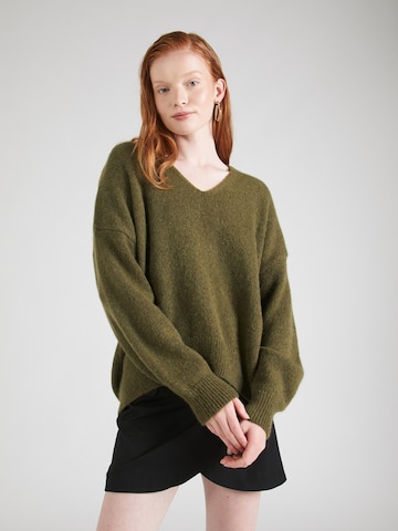 BOSS Orange Sweater in Green