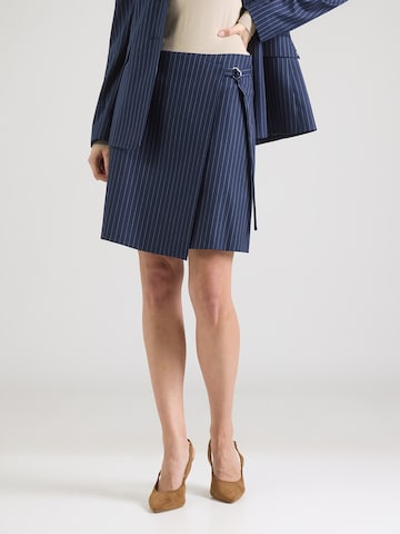 HUGO Пола 'Rabisu' в синьо: отпред