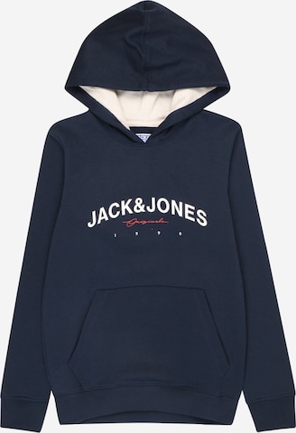 Jack & Jones Junior Sweatshirt 'Friday' in Blue: front