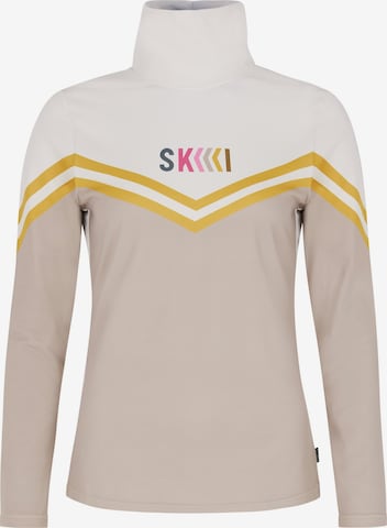 PROTEST Athletic Sweatshirt 'PRTMERCI' in Brown: front