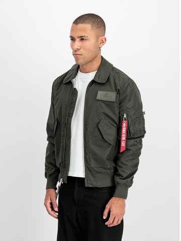 ALPHA INDUSTRIES Between-Season Jacket 'CWU-36/P' in Grey: front