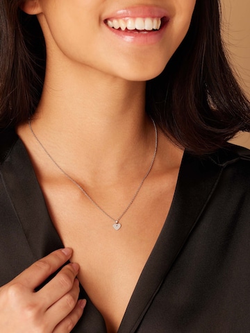 Lucardi Kette 'Chic' in Silber: Vorderseite