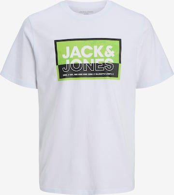 JACK & JONES T-Shirt 'JCOLogan' in Weiß: Vorderseite
