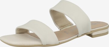 TAMARIS Mules in White: front