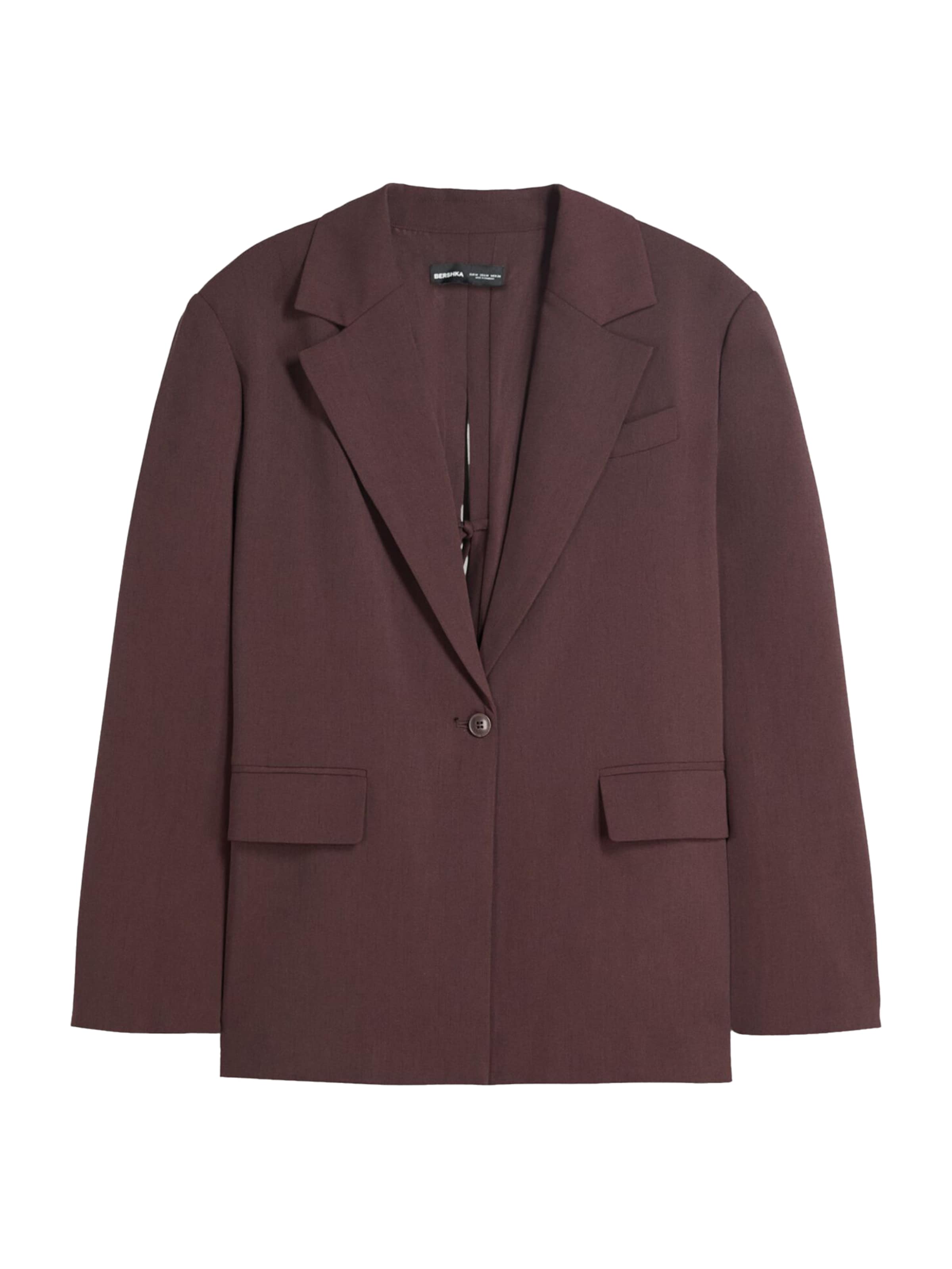 Bershka Blejzer - Hnedá: predná strana