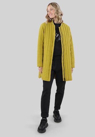 Fuchs Schmitt Between-Seasons Coat in Yellow: front