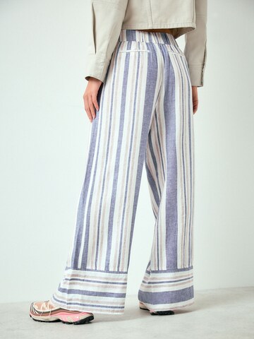 Next Wide Leg Hose in Blau