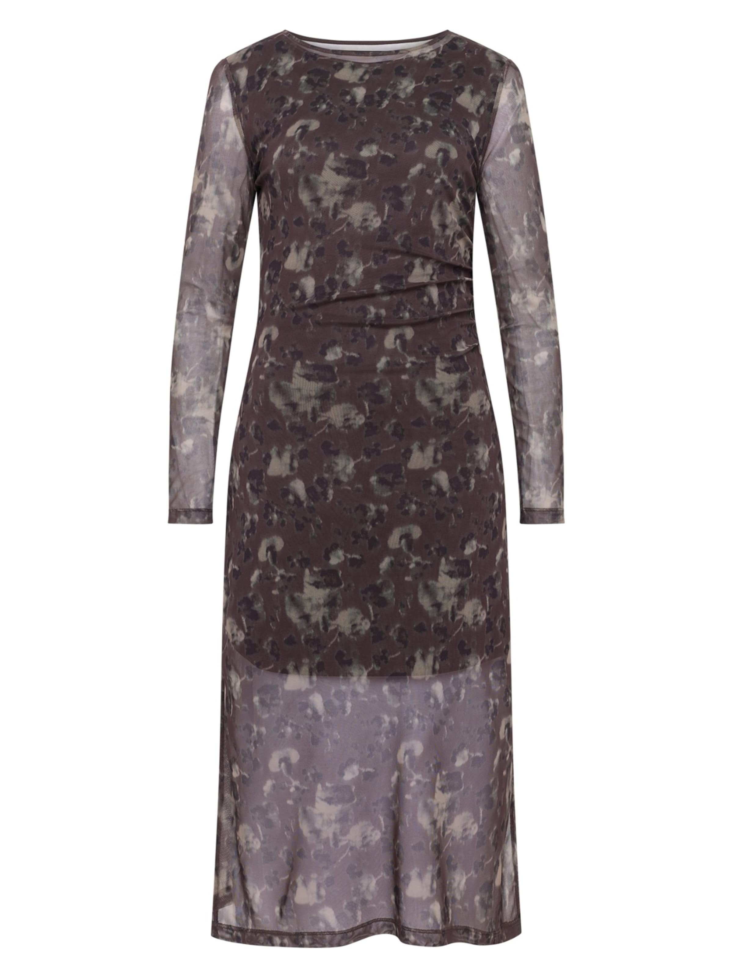 Tamaris Dress in Brown: front