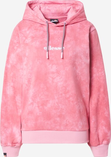 ELLESSE Sweatshirt 'Fluo' i rosa / vit, Produktvy