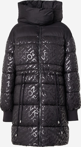 PINKO Pitkä talvitakki värissä musta: etupuoli