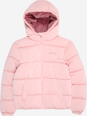 Levi's Kids Winter jacket in Pink: front
