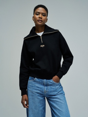 Salsa Jeans Trui in Zwart: voorkant