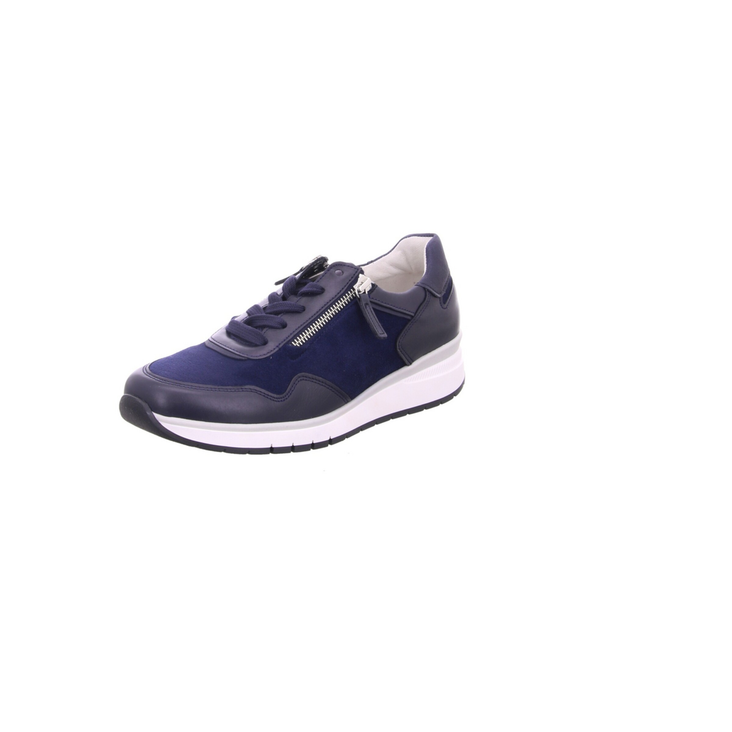 GABOR Platform trainers in Blue: front