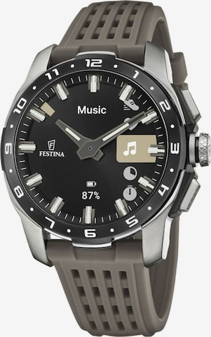 FESTINA Digitální hodinky 'Smartwatch Connected' – zelená: přední strana