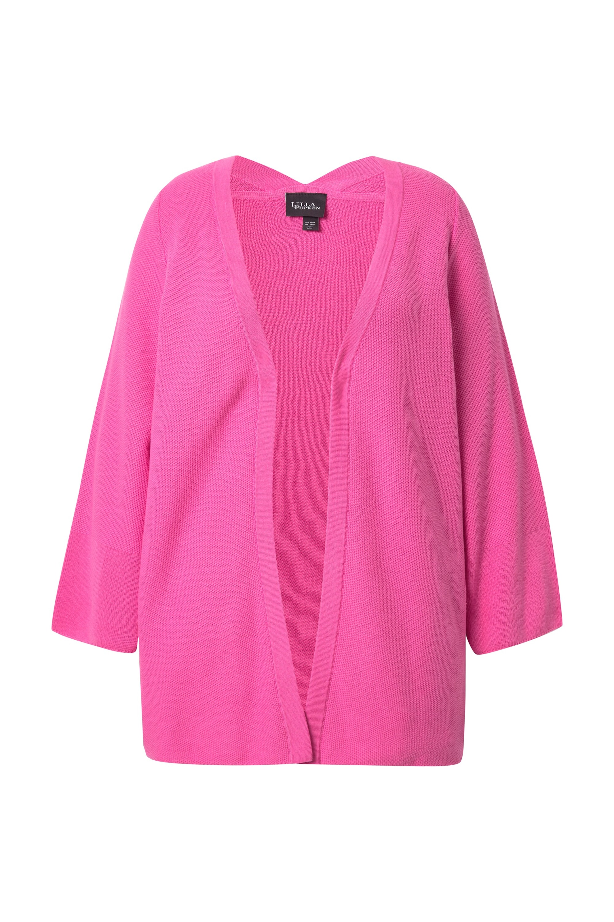 Ulla Popken Strickjacke in pink, Produktansicht
