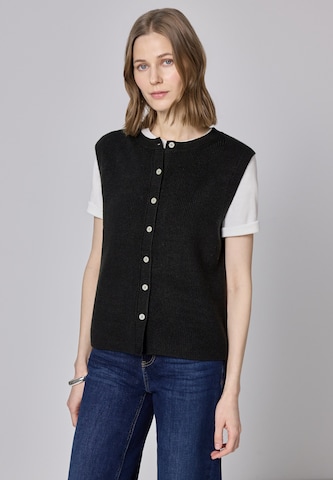 STREET ONE Weste in Schwarz