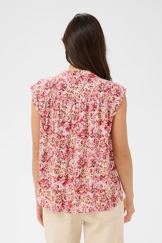 SAINT TROPEZ Bluse 'EdaSZ' in Pink