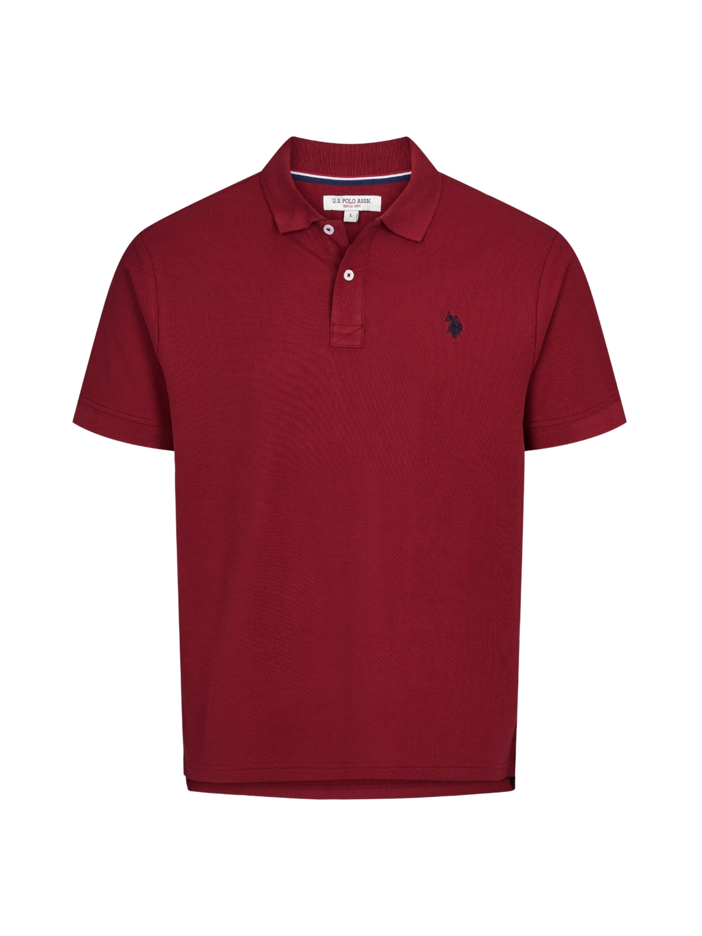 U.S. POLO ASSN. Regular Fit Skjorte 'UMALFRED' i rød: forside