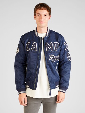 CAMP DAVID Tussenjas in Blauw: voorkant