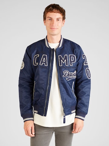 CAMP DAVID Prehodna jakna | modra barva: sprednja stran