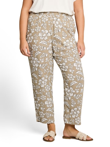 Tom Tailor Women + Loose fit Pants in Green: front