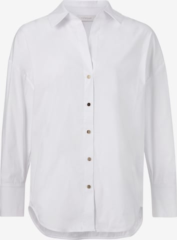 Rich & Royal Blouse in White: front