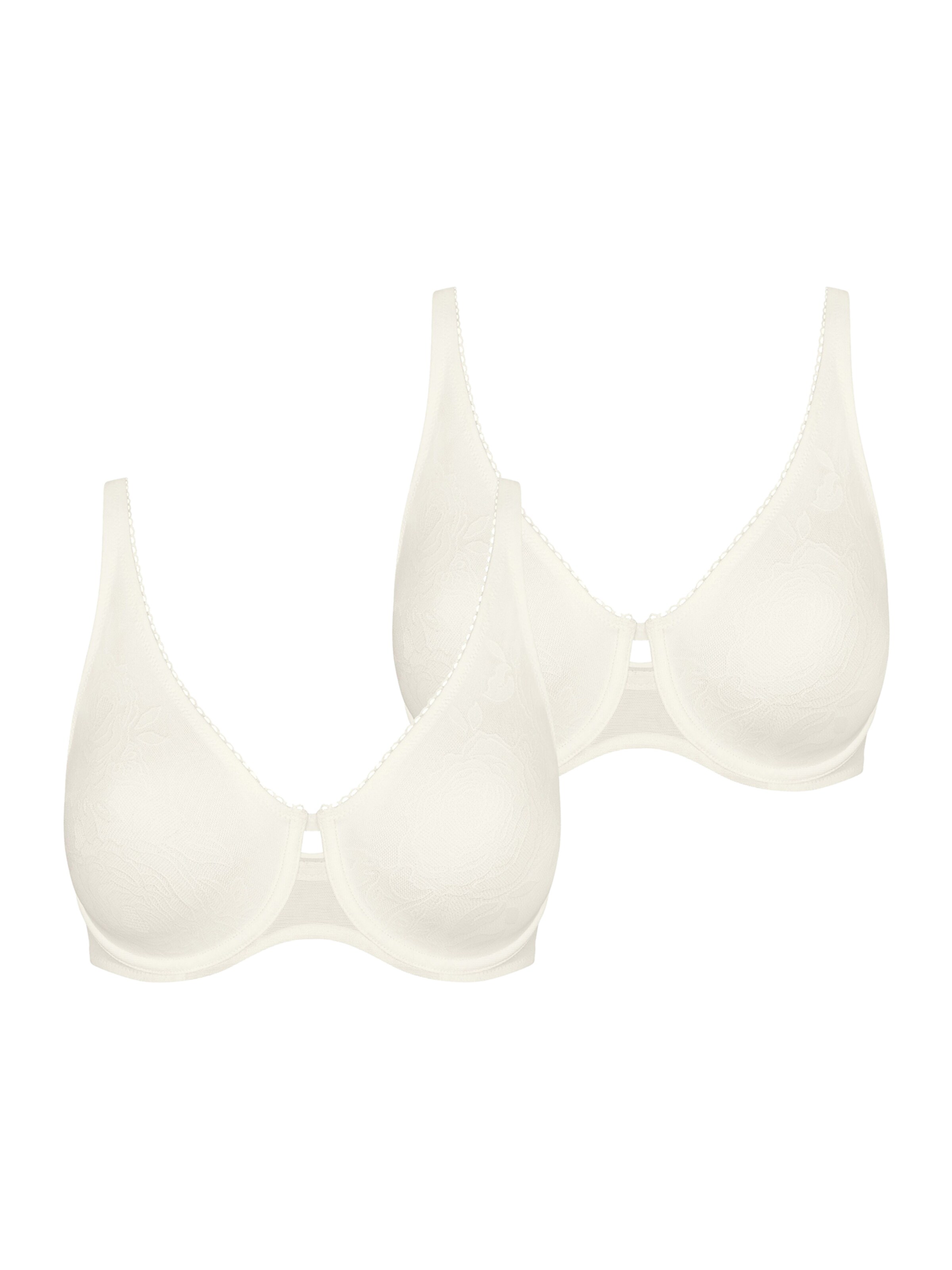 TRIUMPH Bügel-BH ' Wild Rose Sensation ' in Weiß: Vorderseite