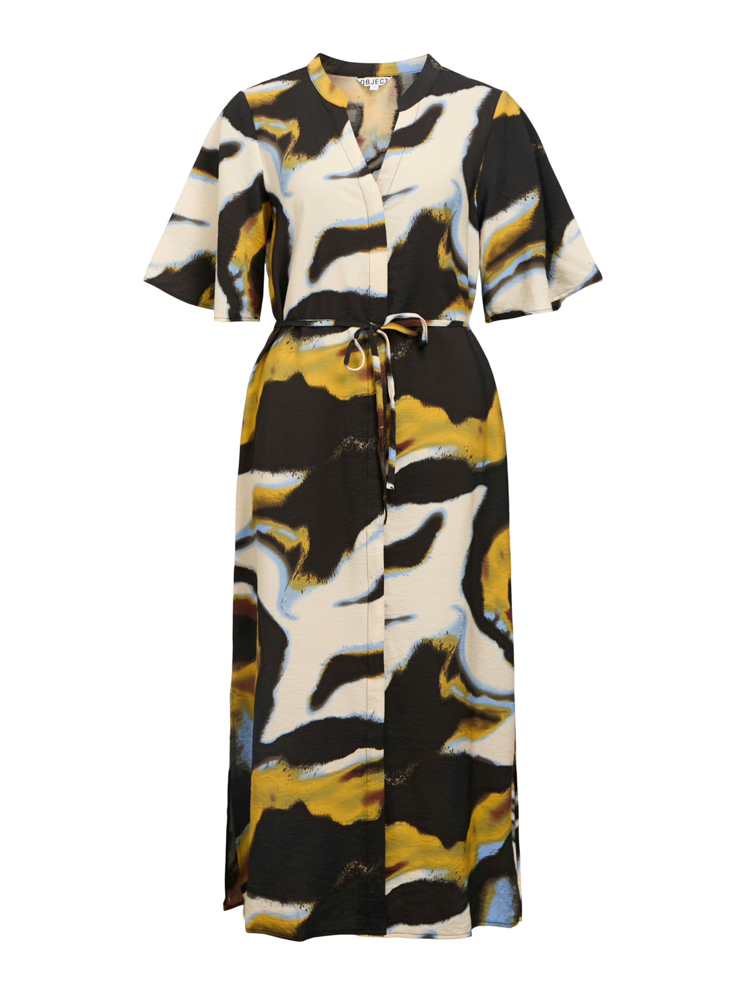 OBJECT Рокля тип риза 'OBJDINA' в бяло: отпред