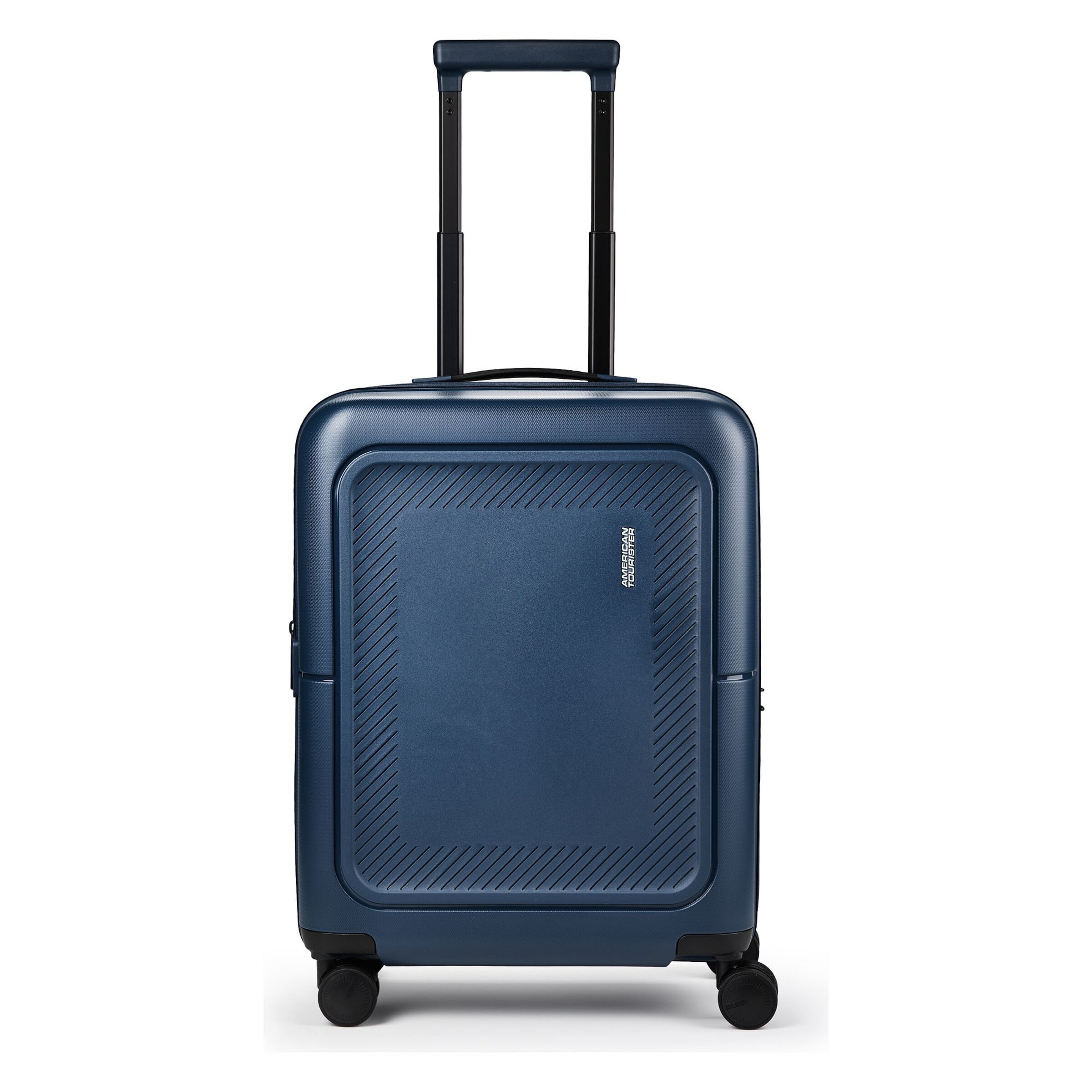 American Tourister Trolley in Blau: Vorderseite