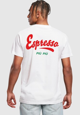 Mister Tee Футболка 'Espresso Veloce' в Белый: спереди