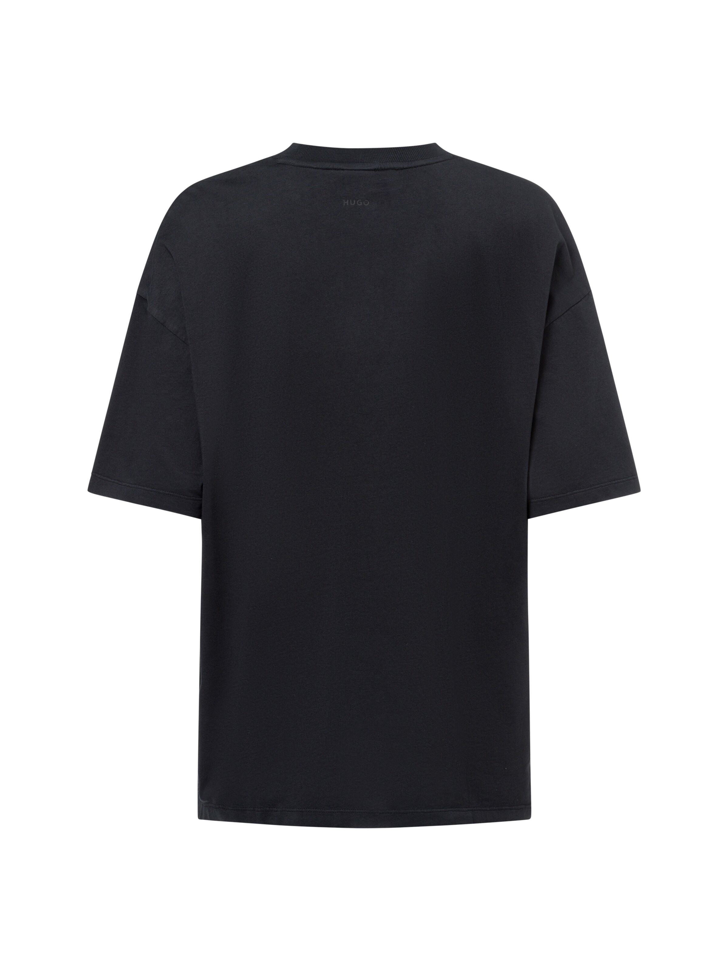 HUGO Shirt ' Oversized Tee B ' in Black