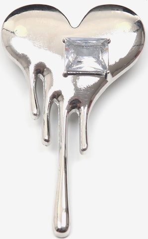 J. Jayz Earrings in Silver: front