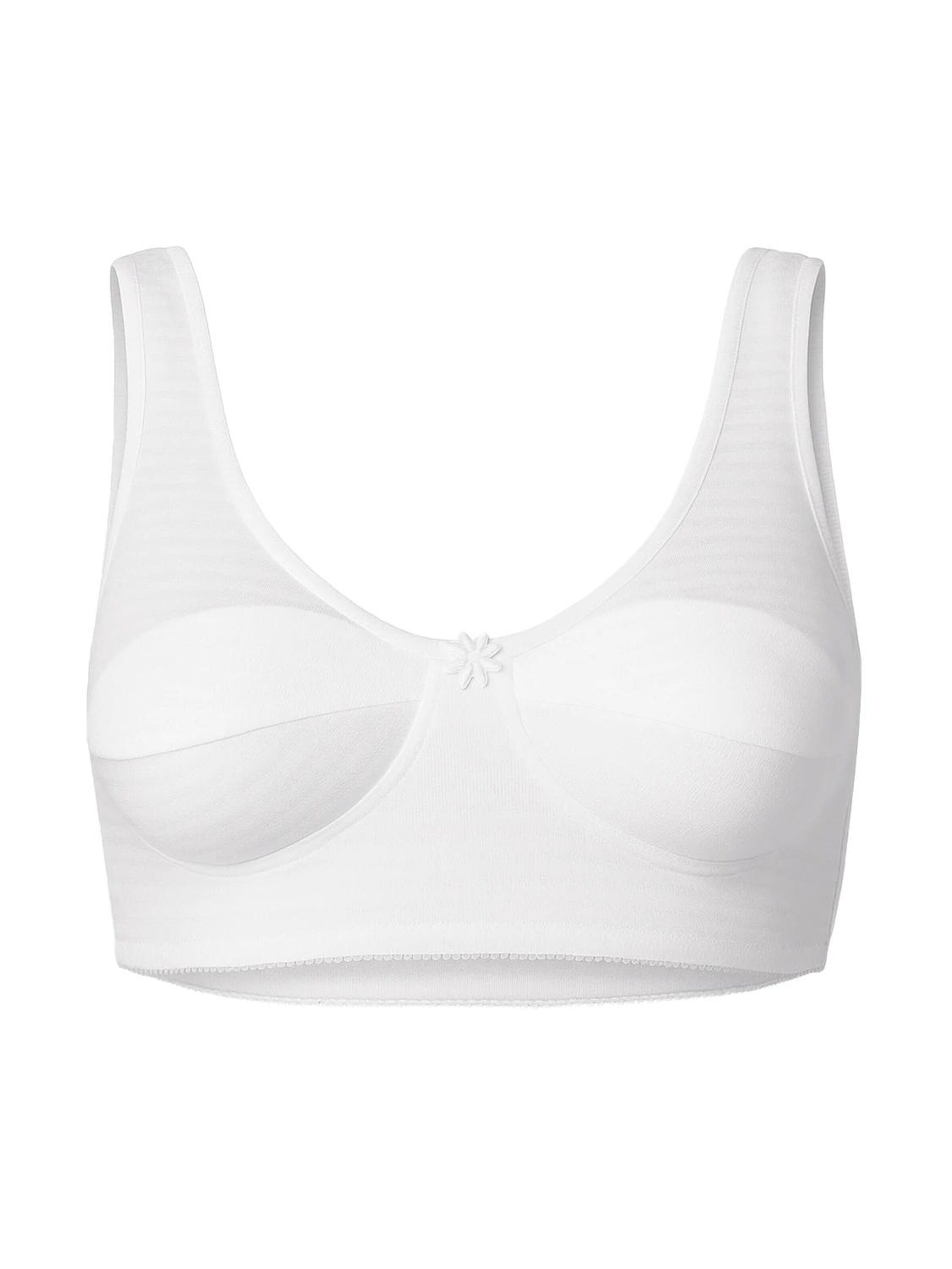 Erdem Bralette Bra in White: front