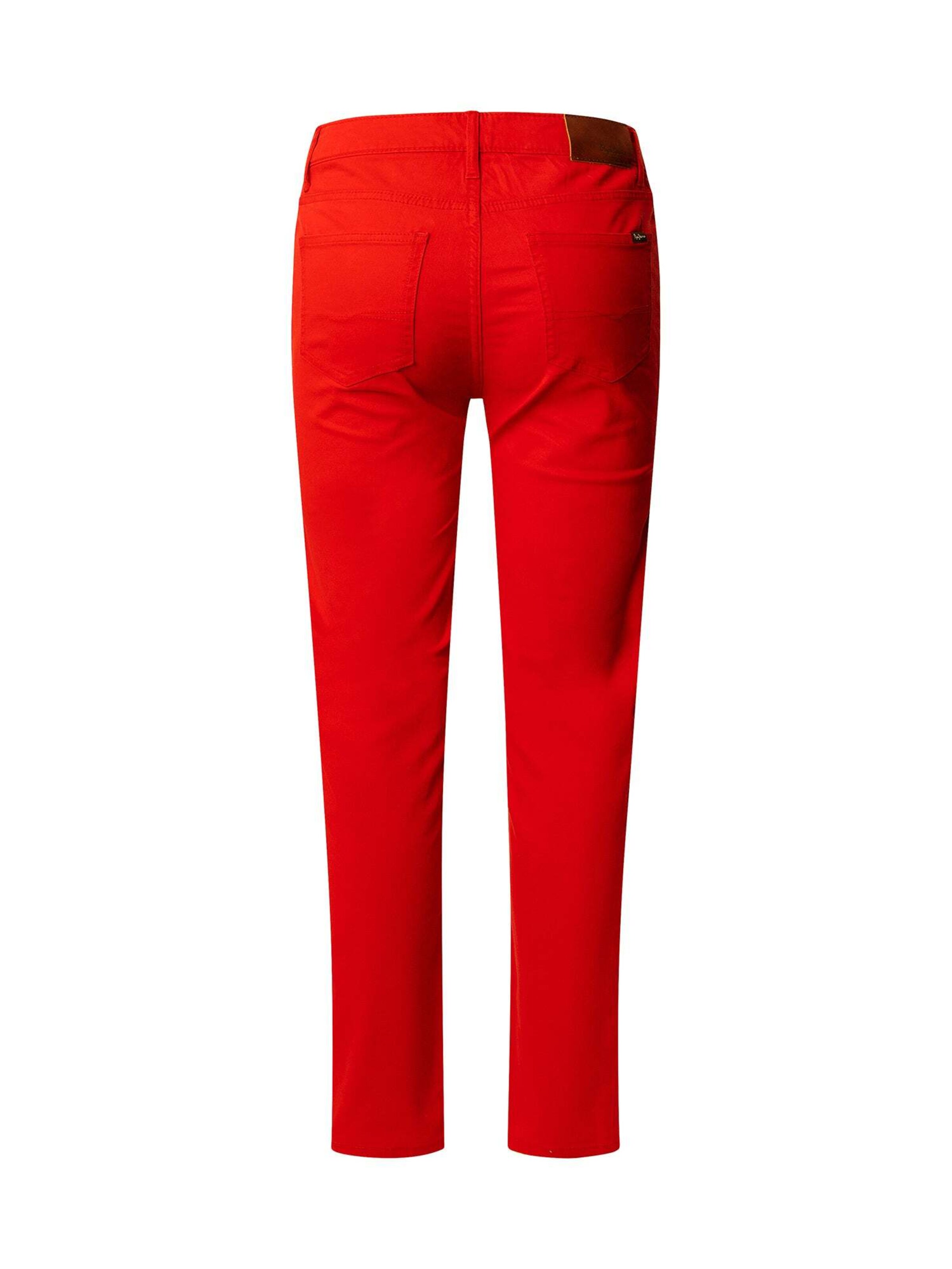 Pepe Jeans Slimfit Hose 'Thelma' in Rot