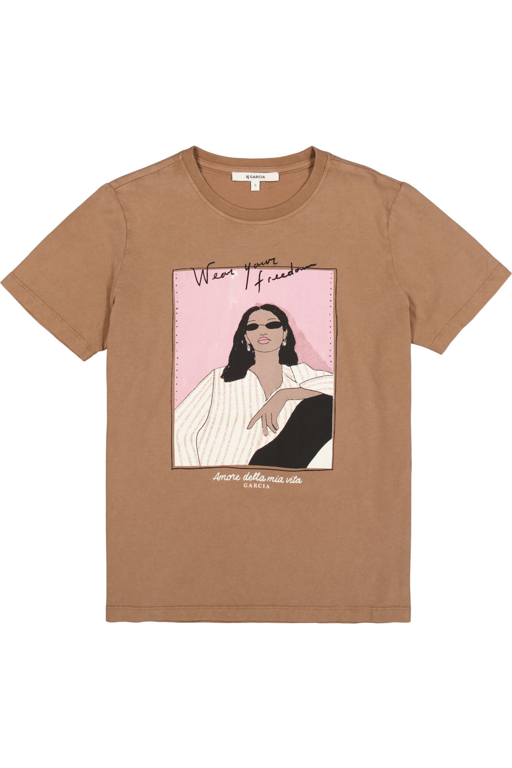 GARCIA Shirt in Brown: front