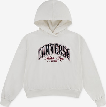 Felpa di CONVERSE in bianco: frontale