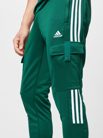 ADIDAS SPORTSWEAR Slim fit Sports trousers 'Tiro' in Green