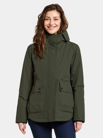 Veste d’hiver 'DANIELLA' Didriksons en vert : devant