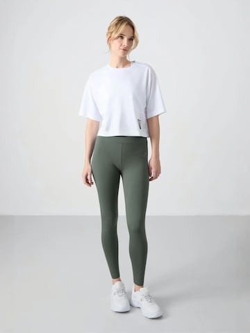 Tommy LifeSkinny Tajice 'Gamaschen' - zelena boja
