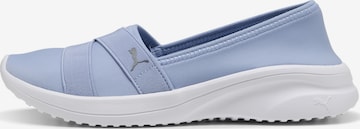Slip on PUMA en bleu : devant